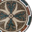 Round Multi-Patterned Mosaic close-up