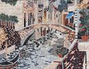Venice Canal Mosaic close-up
