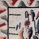 Mosaik Fische Schale Zoom