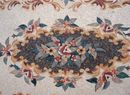 Ornate Renaissance Floral Rug Mosaic close-up
