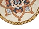 Symmetrisch Gold Gemustert Mosaik, 150 cm Zoom