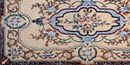 Decorative Rose and Floral Rug Mosaic close-up