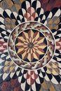 Geschichtetes geometrisches Muster Mosaik Zoom