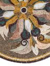 Natural Art Deco Mosaic Medallion, 40" close-up