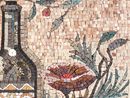 Still Life Wine Mosaic close-up
