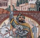 Der Triumph von Saladin Mosaik Zoom