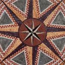Ornate Star Medallion Mosaic close-up