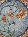 Goldenrod Flower Mosaic, 48" close-up