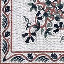 Mosaik Florales Muster, 80 cm Zoom