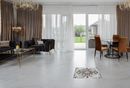 Mosaik Muster Grau Gold, 100 cm in Ihrem Zuhause