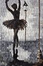 Mosaik Ballerina Nacht Zoom