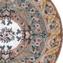 Round Floral Rug Mosaic close-up