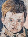 Porträt eines Kindes Mosaik Zoom