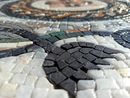 Mosaik Fisch Rund, 120 cm Zoom