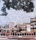 Sana'a Yemen Mosaic close-up