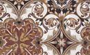 Brown Bohemian Rug Mosaic close-up