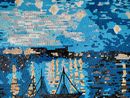 Звезды над Роной, мозаика, 140x105 см крупным планом
