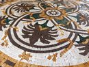 Palm Mosaic Floor Tile close-up
