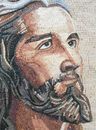 Porträt von Jesus Mosaik Zoom