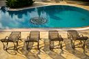 Dolphin Pool Mosaic Medallion, 44" in your home