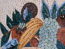 Mixed Fruit Bowl Mosaic, 26"x36" close-up