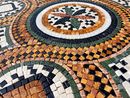 Abstract Checkered Mosaic close-up