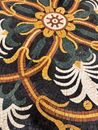 Classical Roman-Inspired Mosaic Floor Tile close-up