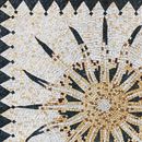 Hochkontrastiertes Himmels-Sonnen-Mosaik, 100 cm Zoom