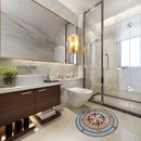 Gold and Rose Compass Mosaic, 87" in your home
