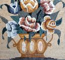 Parisian Floral Display Mosaic close-up