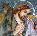 Mosaik Jesus Maria Josef Zoom