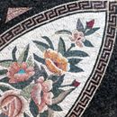 Einzigartige florale Komposition Mosaik, 150 cm Zoom