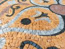 Goldenrod Patterned Mosaic, 48" close-up