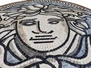 Dimensional Medusa Mosaic, 44" close-up