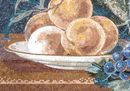 Фрукты Виноград Персики Мозаика, 135x95 см крупным планом