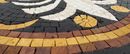 Classical Roman-Inspired Mosaic Floor Tile close-up