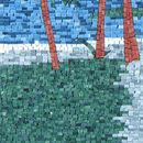 Море, мозаика крупным планом