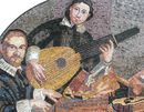 The Musicians Mosaic close-up