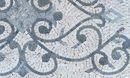 Grau-gemusterter Mosaikteppich Zoom