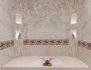 Blumenstrauß Randfliese Mosaik in Ihrem Zuhause
