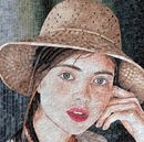 Portrait of a Young Woman close-up