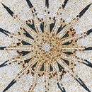 Hochkontrastiertes Himmels-Sonnen-Mosaik, 100 cm Zoom