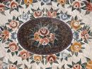 Multicolored Rose Rug Mosaic close-up