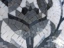 Monochromatic Floral Mosaic close-up
