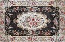 Delicate Rose Rug Mosaic close-up