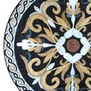 Ornate Gold Mosaic, 52" close-up