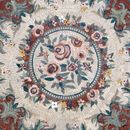 Round Ruby Red Mosaic, 71" close-up