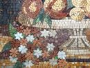 Platter of Peaches Mosaic, 38"x28" close-up