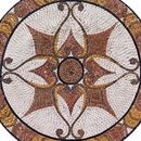 Rose and Gold Decorative Mosaic, 28" close-up