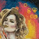 Leo Portrait Mosaic крупным планом